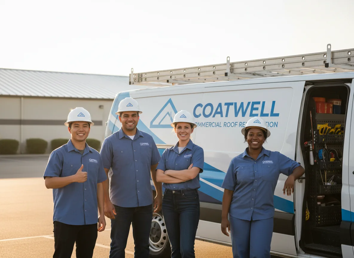 Commercial roof coating company in Portland, NY